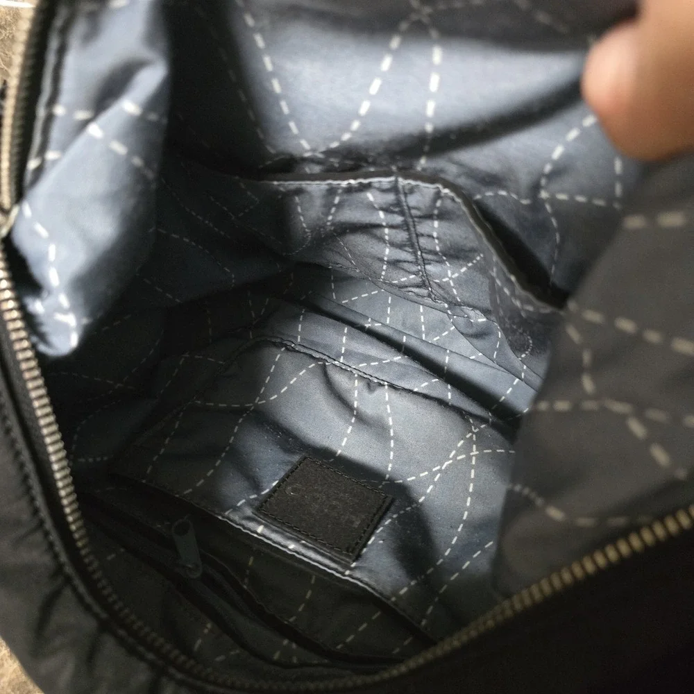 HOBO Black Hobo Bag‎ with Silver Accents